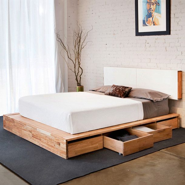 I liked this design on #Fab. LAX Queen Storage Platform Bed | Bed .
