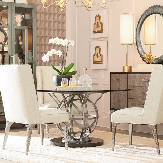 Prossimo Allora 60 Inch Round Dining Room Set ART Furniture .