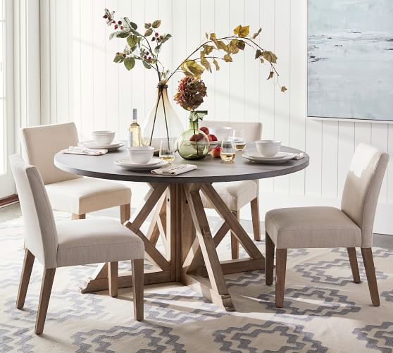 Brooks Round Pedestal Dining Table | Pottery Ba