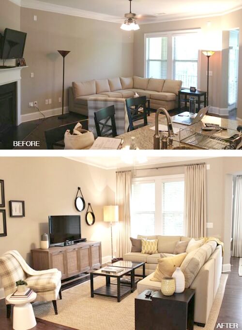 Ideas For Small Living Room Furniture Arrangements · Cozy Little Hou