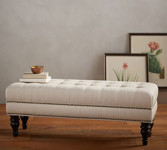Martin Tufted Upholstered Bench | Pottery Ba