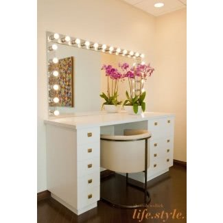 50+ Best Makeup Vanity Table With Lights - Ideas on Fot