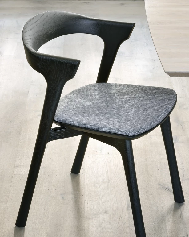 Bok Dining Chair - Black Oak with Grey | Dining chairs, Painted .