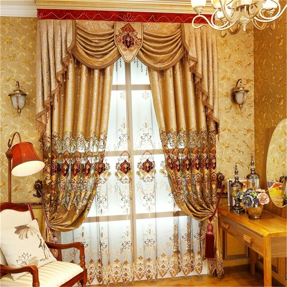 Luxurious Brown Curtains for Living Room
