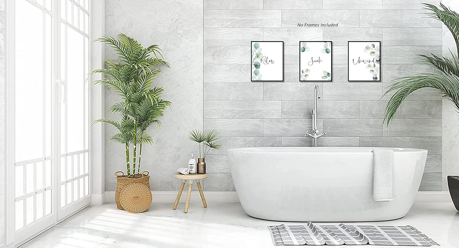 Botanical bathroom: Add greenery for a refreshing, nature-infused experience