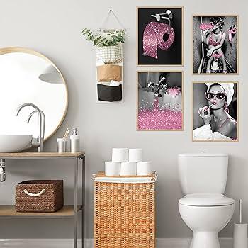 Artwork or prints that express ‌your style in the modern⁢ bathroom space