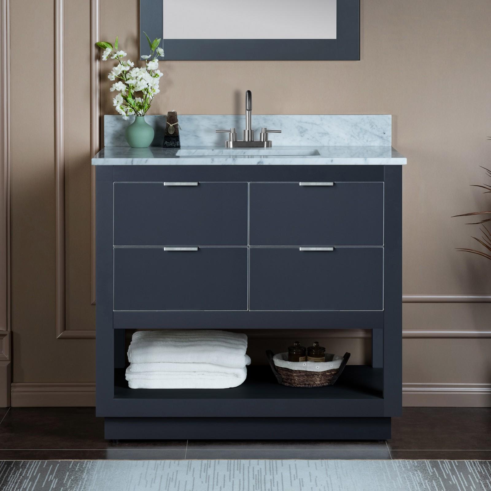 Wooden bathroom vanities for a rustic yet modern touch
