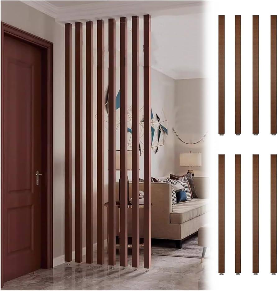Build a wooden partition for added privacy and ‌style