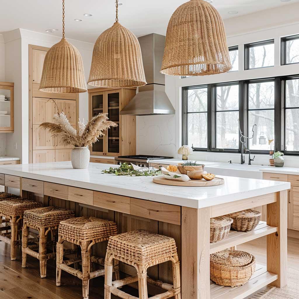 Remember balance; mix ⁢wood with light-colored materials for harmony